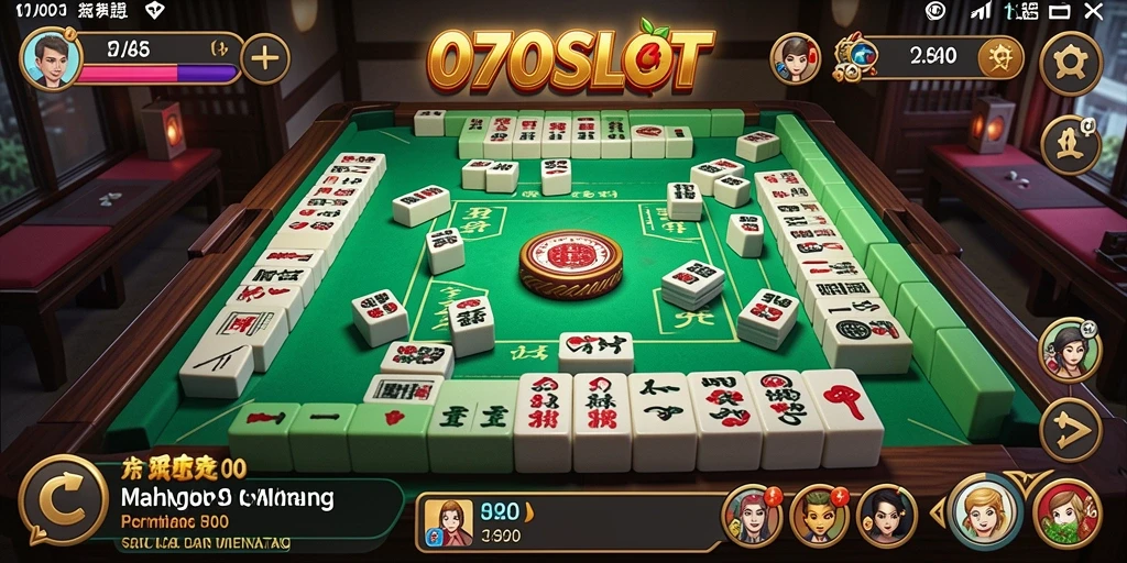 Tampilan gameplay Mahjong di 070SLOT yang menarik dan menantang.