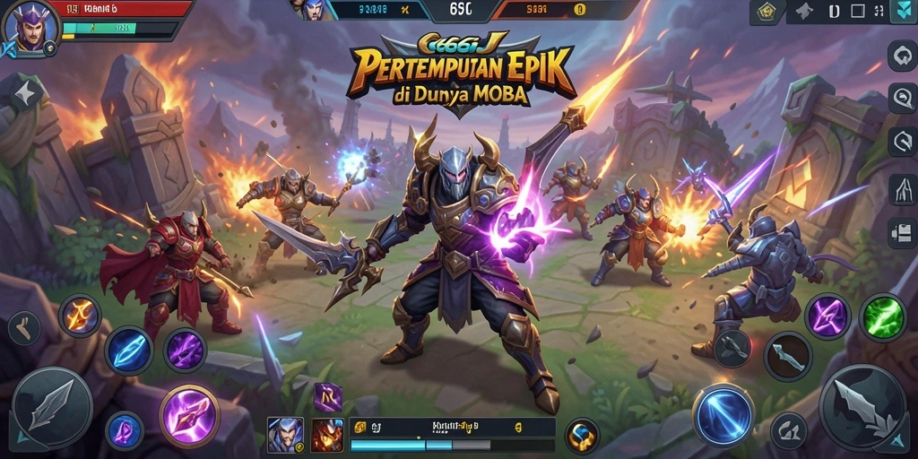 Tampilan gameplay mendebarkan dari 666J dalam action.