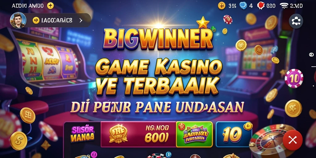 Tangkapan layar gameplay menampilkan suasana kasino yang mendebarkan.