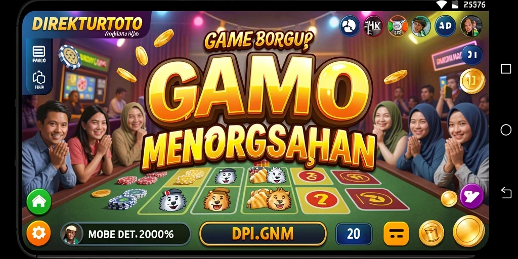 Screenshot gameplay seru dari DIREKTURTOTO saat bermain Bingo.