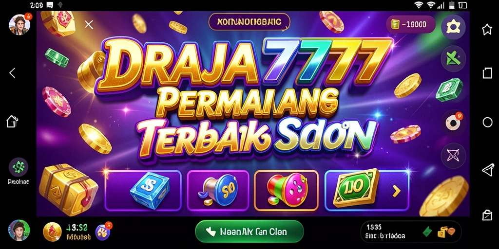 Tampilan menawan dari gameplay DRAJA777 slot.