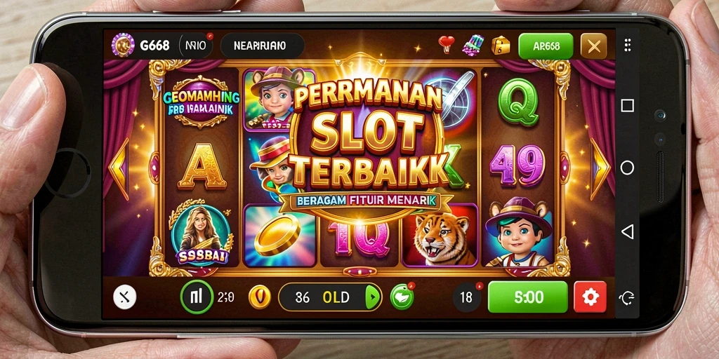 Screenshot menampilkan gameplay seru dengan mesin Slot G668.