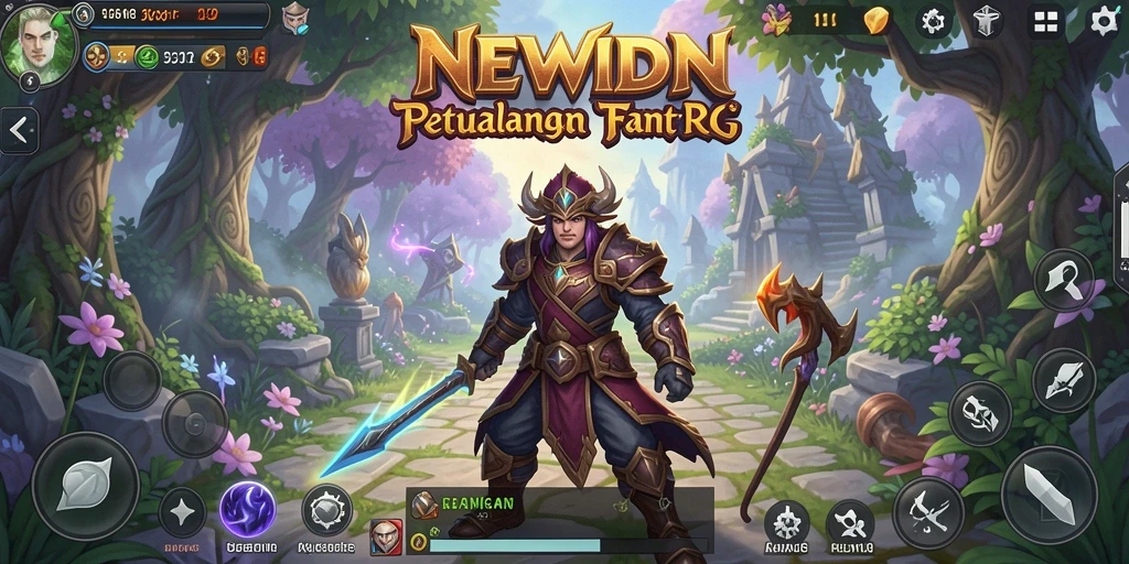 Tampilan gameplay <strong>NEWIDN</strong> yang menegangkan dan menarik di dunia RPG.