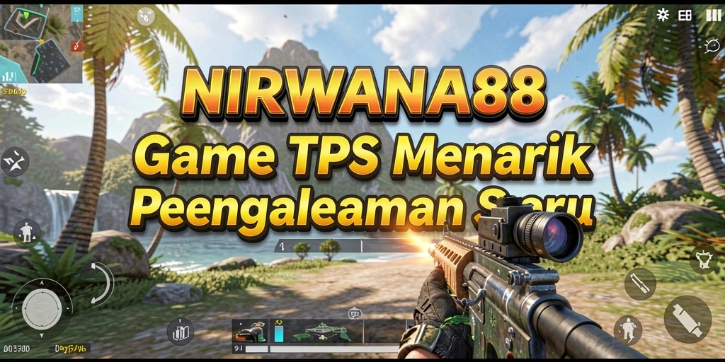 Tampilan gameplay seru di NIRWANA88 dengan aksi tembak-menembak.