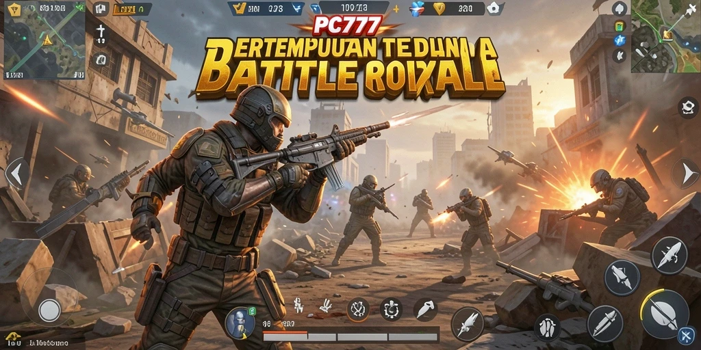Gameplay seru PC777 yang menegangkan dalam Battle Royale.