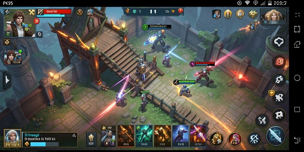 Gameplay seru PK95 dengan berbagai strategi menarik.