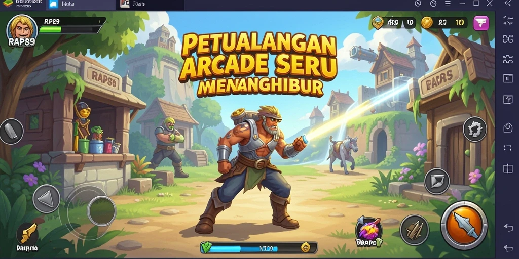 Tampilan gameplay seru dari RAP89 dengan aksi cepat dan tantangan menarik.
