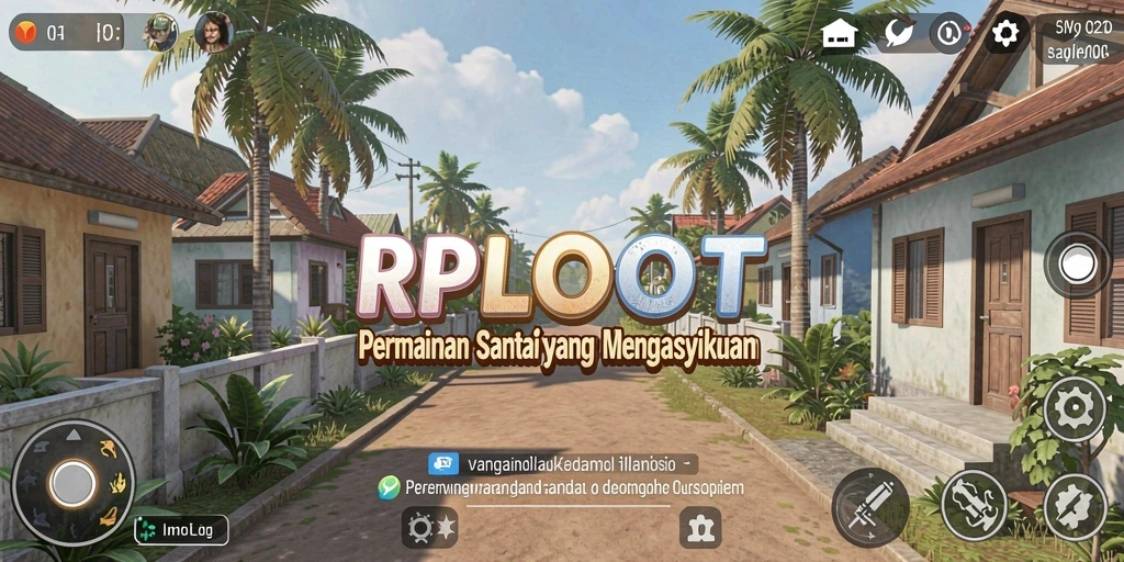 Screenshot gameplay RPLOOT menunjukkan momen asyik saat bermain dengan teman.