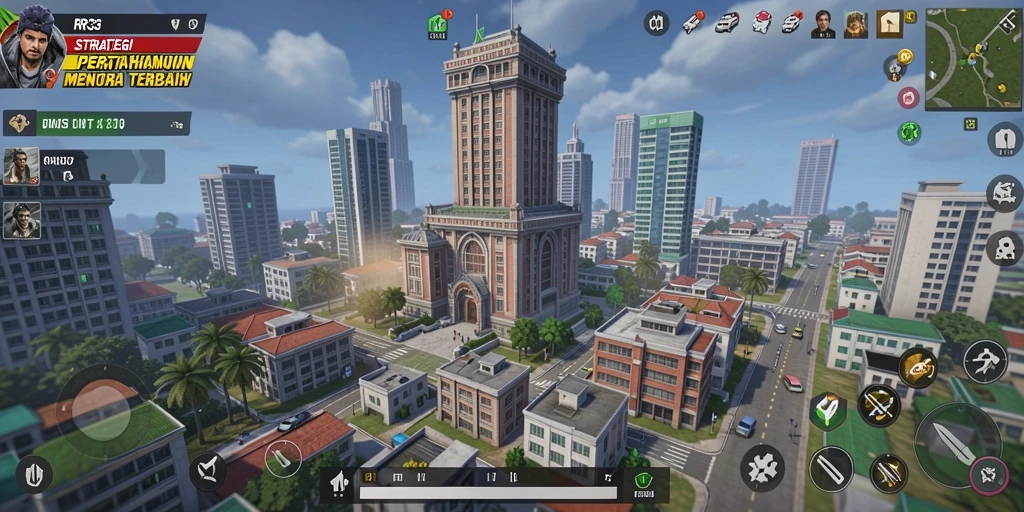 Tangkapan layar gameplay Tower Defense yang penuh strategi dan tantangan.