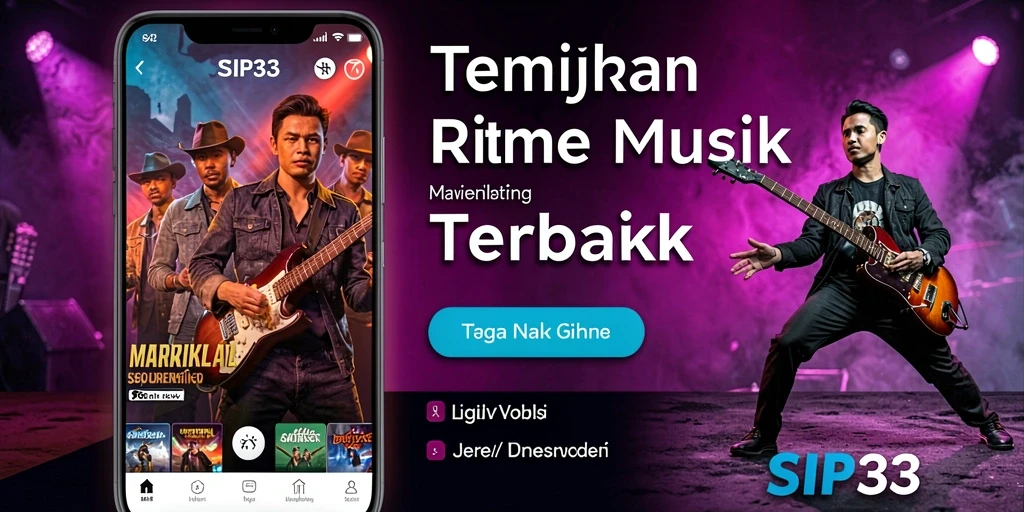Screenshot utama SIP33 menampilkan gameplay interaktif musik yang menarik.